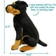 thumbnail image 3 of Peluche de peluche VIAHART Ronin The Rottweiler, 35 cm, 3 of 3