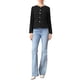 thumbnail image 2 of INSPIRE CHIC Chaquetas de Blazer Casual de Negocios para Mujeres de Manga Larga sin Cuello con Botones Chaqueta de Traje de Oficina M Negro, 2 of 6