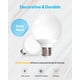 thumbnail image 3 of Bombillas LED Sunco G25 de 6 W (equivalente a 40 W), 450 lm, 2700 K, 3 of 6