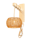 thumbnail image 1 of Aplique Pared Madera Nativa Fibra 30CM Diametro, 1 of 2