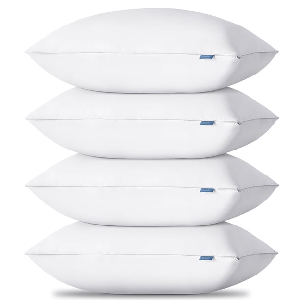 Almohadas de cama CozyLux, suaves y de apoyo para personas que duermen de lado o boca arriba