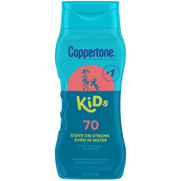 Loción Solar Coppertone Kids SPF 70 8 fl oz 237 ml