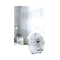 Genérico - Juego De Visillos Hojas 140X230 Cm 2 Paños