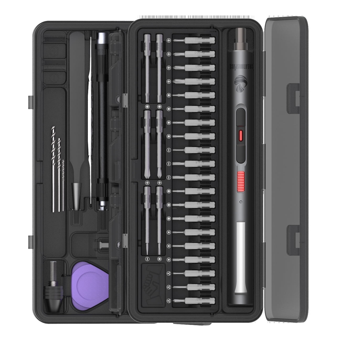 Xusx111 - Mini Destornillador Eléctrico, Conjunto De Destornilladores De Precisión, Usb-c Recargable, Herramienta Magnética Compacta Para Teléfono, Ordenador Portátil, Cámara, Proyectos De Bricolaje,