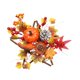 thumbnail image 3 of Corona De Halloween Con Hojas De Arce Y Calabaza Artificiales Para Pared De Porche, 25 Cm, Estilo E, 3 of 5