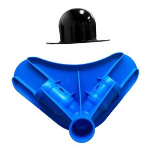 Ioensy - Mantenimiento De Componentes De Unión De Esquinas Del Marco De La Piscina Conector Rectangular Del Marco De La Piscina Azul