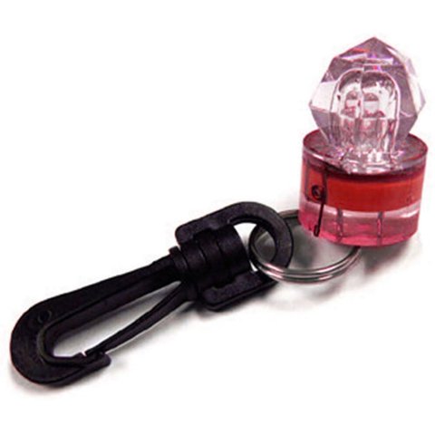 Luz Led Activada Por Agua Trident Mini Roja Profundidad 60 M
