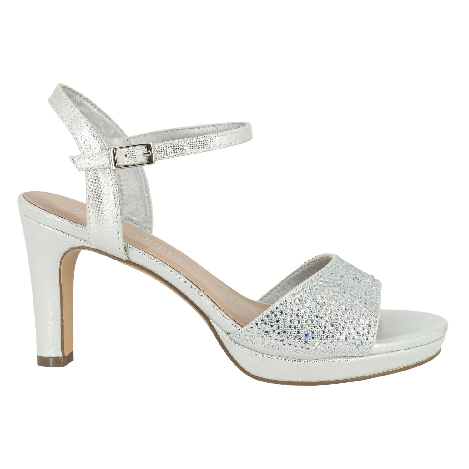 Sandalia De Vestir Aris Plateado Alquimia