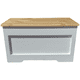 thumbnail image 1 of Baúl Madera Blanco Tapa Natural, 1 of 8