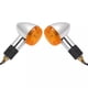 thumbnail image 3 of 4pcs señales de giro de la motocicleta bala delantera luces traseras, luz indicador trasero parpadeos ajustes universales (retro señal de giro), 3 of 3