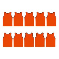 Linea Sport - Pack X10 Chalecos Deportivo De Malla Peto Calado Cerrado Niños