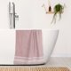 thumbnail image 5 of REGALWOVEN Juego de 2 Toallas de Baño de Algodón, Suaves, Absorbentes, de Secado Rápido, Toallas de Baño Duraderas Rosa, 5 of 7