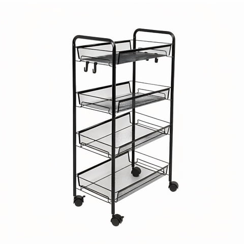 Genérico - Carrito Carro Organizador Con Rueda Multiuso 4 Niveles