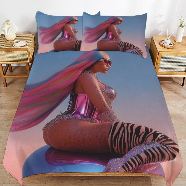 Nicki Minaj High Strength Structure Breathable Finish Sleep Fit Soft Texture Duvet Cover Sets Everyday