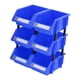 thumbnail image 2 of 6 X Mini contenedores de piezas Organizador de garaje Almacenamiento de tornillos con 4 columnas de conexión Hardware Caja de herramientas Contenedore Azul, 2 of 5