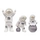 thumbnail image 5 of 3 Uds Estatuas De Astronauta Adornos Para Tartas Figuritas Para Alféizares Manualidades Decoración Blanca, 5 of 5