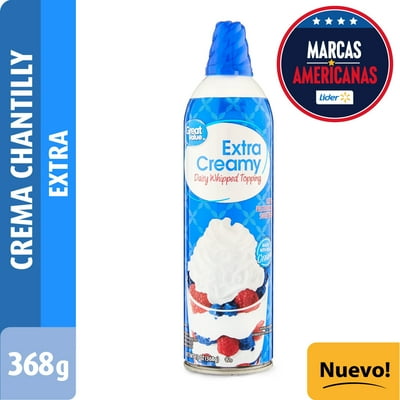 Crema Chantilly Creamy 368 G Great Value
