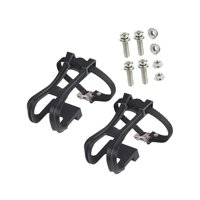 Magideal - Correas De Pedal De Bicicleta Clips De Pedal Correas Cinta Cinturón Piñón Fijo Correa De Pies De Bicicleta Portátil Tiras De Reposapiés Para Bicicleta 2 Correas