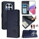 thumbnail image 1 of Funda tipo cartera FOXDOCK para Xiaomi Redmi Note 14 PRO 5G con soporte, ranuras, RFID, diseño de gato, 1 of 5