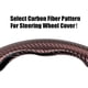 thumbnail image 2 of Cubre Volante Fibra Carbono Lateral Universal Antideslizante, 2 of 2