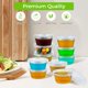 thumbnail image 3 of Juego de vasos Jello Shot Cups Dealusy 360 de 100 ml con tapa, aptos para alimentos, 3 of 7