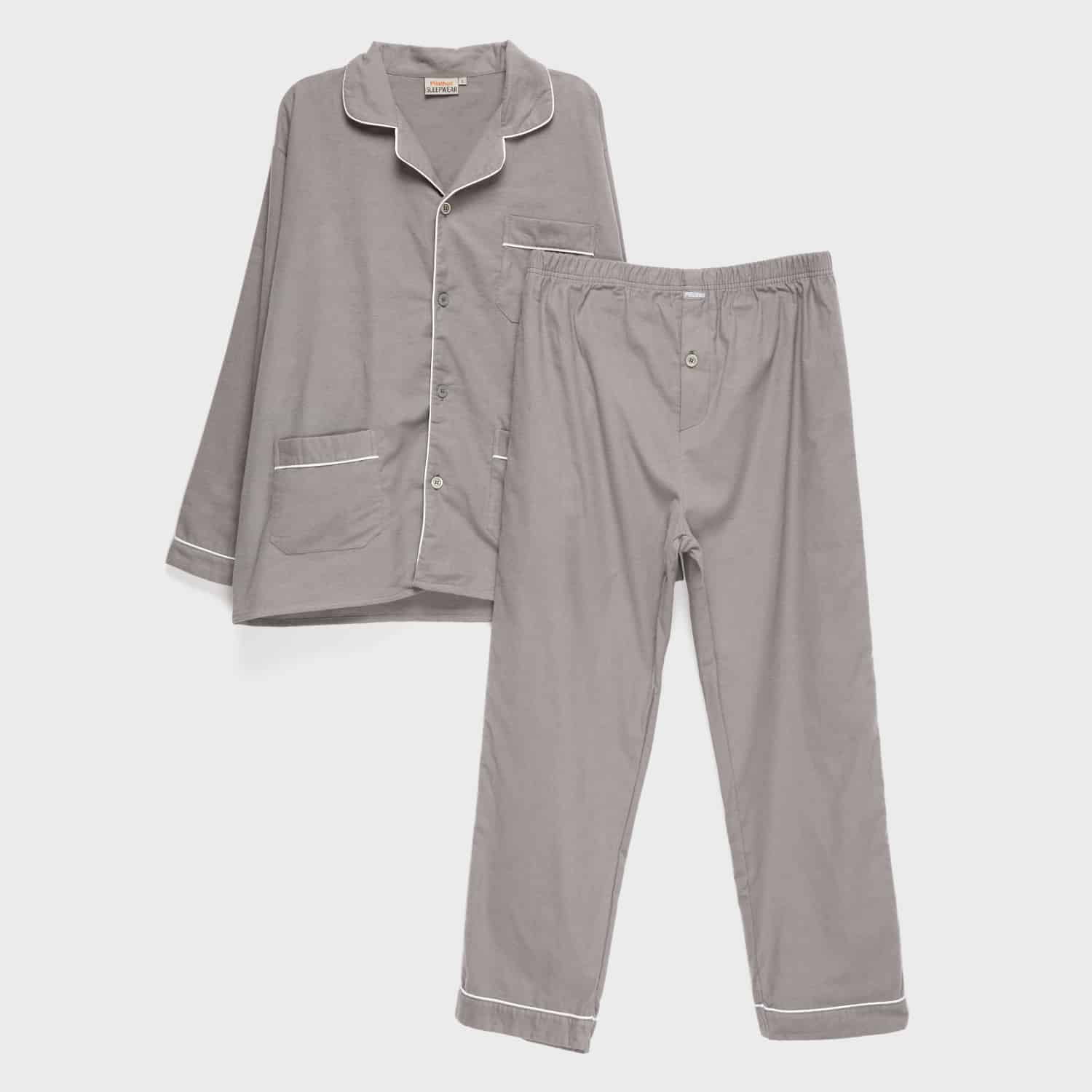 Zahr - Pijama Franela Algodón Hombre