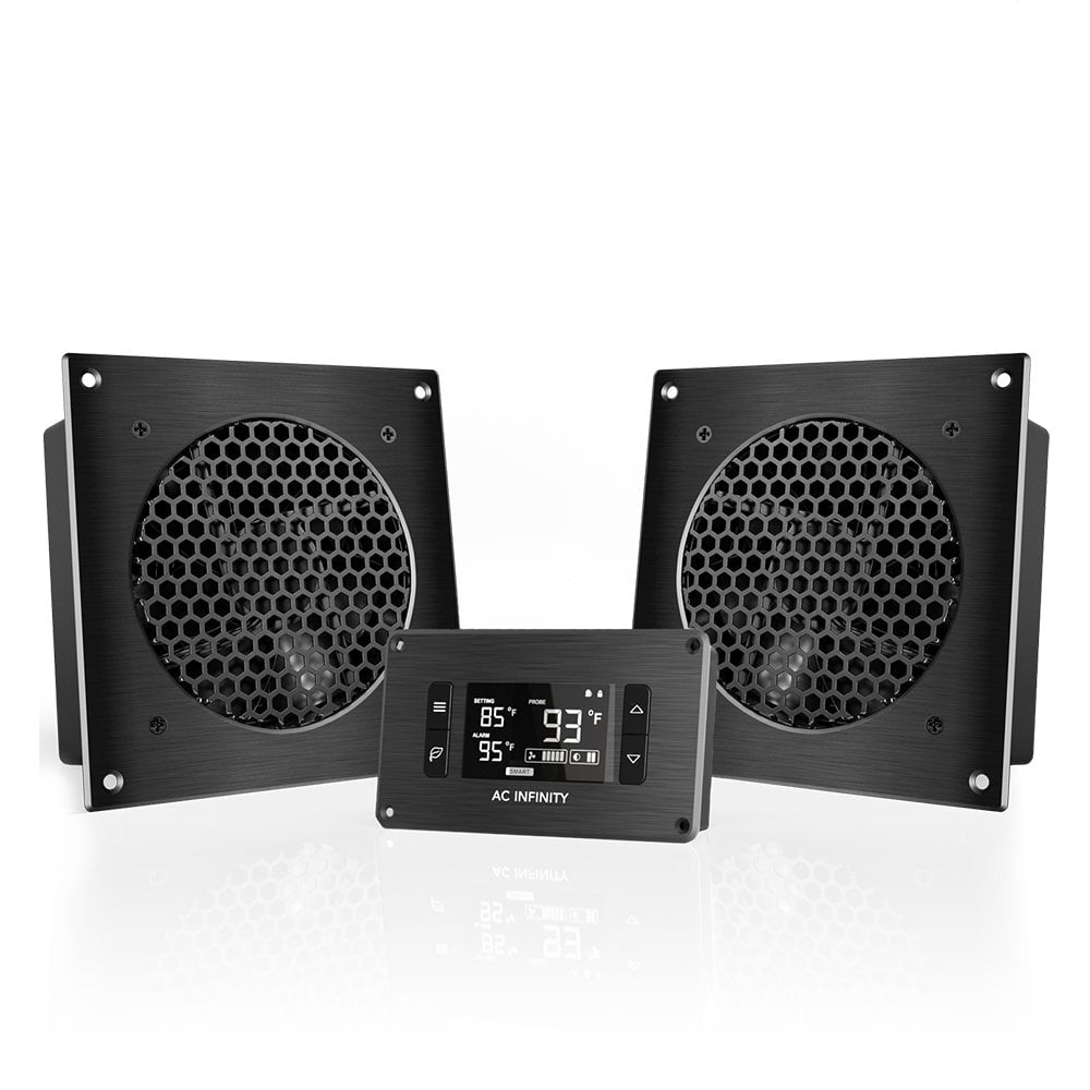 Sistema De Refrigeración Ac Infinity Airplate T8 De Doble Ventilador Para Gabinetes
