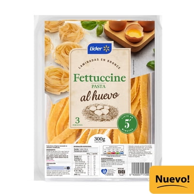Pasta Fresca Fetuccine Al Huevo 300 G Lider
