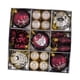 thumbnail image 5 of Set De 35 Adornos Navideños De Bolas, Decoración Para Fiestas Y Cumpleaños, Color Rojo Oscuro Y Beige., 5 of 5