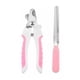 thumbnail image 1 of Kit Cortauñas Y Limas Para Perros Y Gatos Mascotas Rosado, 1 of 3