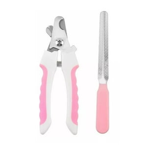 Total E-Commerce - Kit Cortauñas Y Limas Para Perros Y Gatos Mascotas Rosado