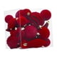 thumbnail image 1 of 28 Bolas Navideñas Flocadas Para Decoración Del Hogar, Decoración Navideña Para Fiesta Festiva De Año Nuevo, Color Rojo, 1 of 5