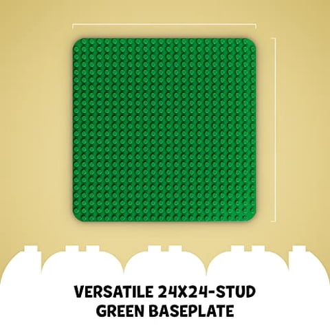 Placa Base Lego Duplo Verde 38Cm Para Niños En Edad Preescolar