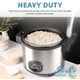 thumbnail image 3 of Arrocera Aroma Housewares ARC-1130S, 60 tazas, acero inoxidable, 3 of 8