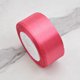 thumbnail image 1 of Xiao Hua Elegante cinta ancha de poliéster rosa de 4 cm x 25 cm - Cinta para cestas de regalo, lazos, embalaje, manualidades y decoración festiva, 1 unidad, 1 of 3
