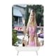 thumbnail image 1 of Cortina de ducha rubia con ganchos para baño de Anna Faris (36 x 72 pulgadas), 1 of 3