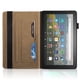 thumbnail image 3 of Funda con relieve del Árbol de la Vida para tablet Fire HD8(2022) con soporte, ranuras para tarjetas y soporte para lápiz óptico. Marrón, 3 of 6