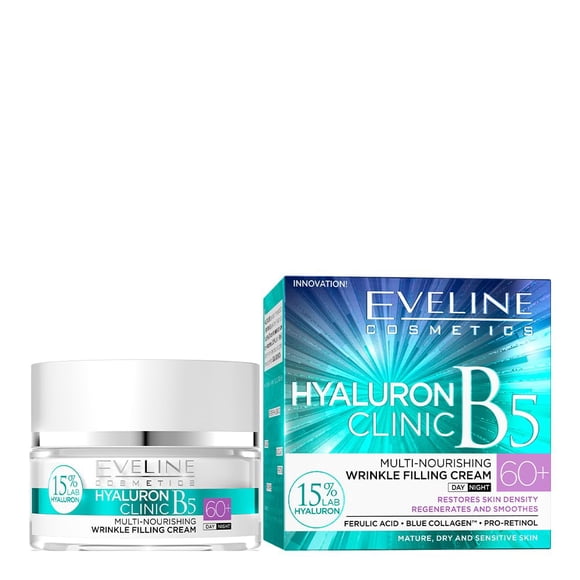 Crema facial EVELINE COSMETICS BioHyaluron 4D 60+