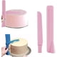 thumbnail image 3 of Raspador de pasteles para aplicar glaseado, herramientas ajustables para decorar pasteles, cremas, plástico, espátula para pasteles, fondant, alisador, raspador de pasteles, 3 of 5
