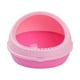 thumbnail image 1 of Caja de arena semicerrada para gatos, arenero para gatitos, orinal portátil para gatos fácil de limpiar, orinal para mascotas para suministros de aren Rosa, 1 of 5