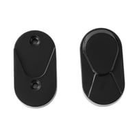 Magideal - Organizador De Soporte De Control Remoto Portable Portable Monte De Espacio De Espacio Múltiple Montaje De Pared Para Soporte Remoto Para Vidrio De Negro