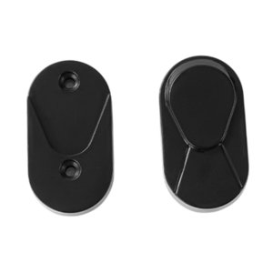 Magideal - Organizador De Soporte De Control Remoto Portable Portable Monte De Espacio De Espacio Múltiple Montaje De Pared Para Soporte Remoto Para Vidrio De Negro