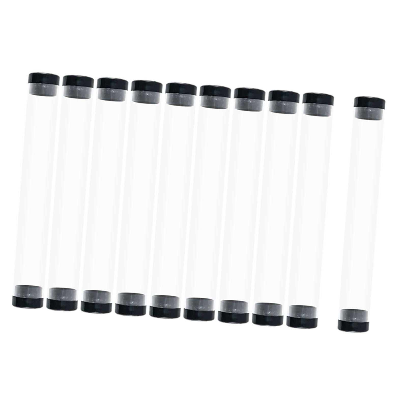 Magideal - 10 Piezas Caja De Regalo De Bolígrafo Transparente Cajas De Bolígrafos Portalápices Vacío, Con Tapas Colección Estuches De Bolígrafos Transparentes Pa