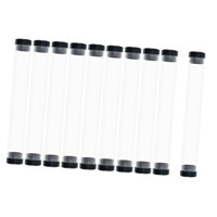 Magideal - 10 Piezas Caja De Regalo De Bolígrafo Transparente Cajas De Bolígrafos Portalápices Vacío, Con Tapas Colección Estuches De Bolígrafos Transparentes Pa