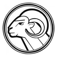 Rienda Libre Graphics - Decomural Aries Ram Zodiac, Star Signs Ws-16107