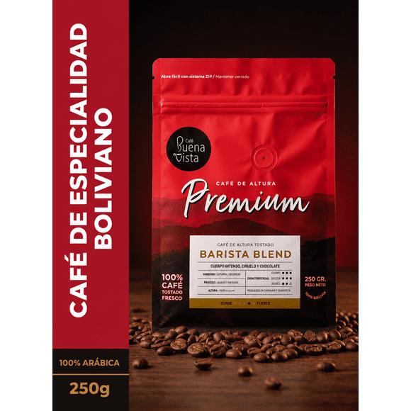 Café En Grano De Especialidad 250g - Bolivia - Barista Blend