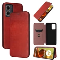 Funda Flip Para Foxdock Motorola Moto G85 - Funda Magnética De Negocios, Funda Protectora Delgada