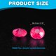thumbnail image 2 of Uxcell Confeti de Cristales Acrílicos para Relleno de Jarrones y Decoración de Centros de Mesa de Boda Color Rojo Rosa, 2 of 7