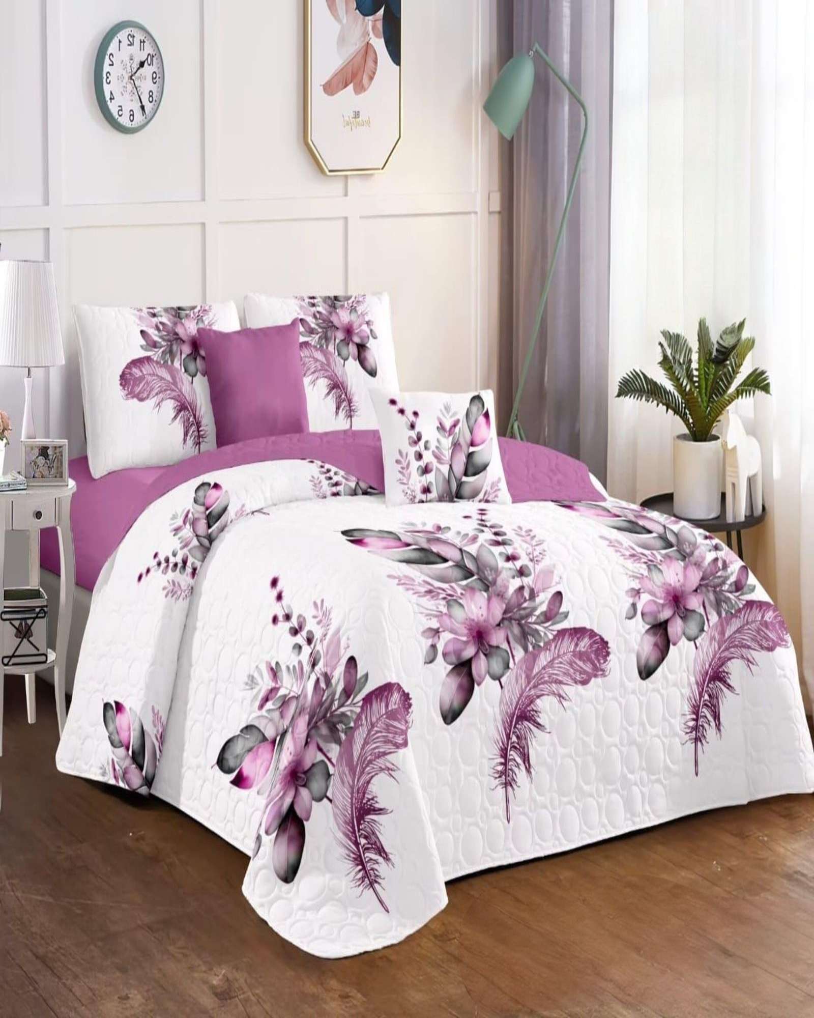 Tengfei - Cobertor Colcha Quilt De Verano 2 Plaza