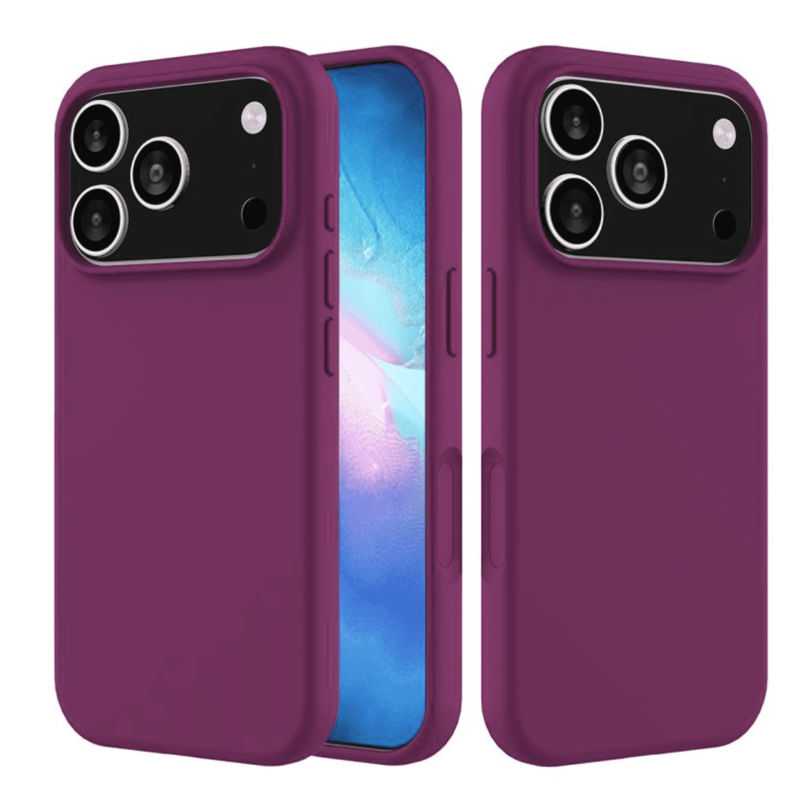 Joigo - Carcasa Funda Para Iphone 17 Pro Goma Morado